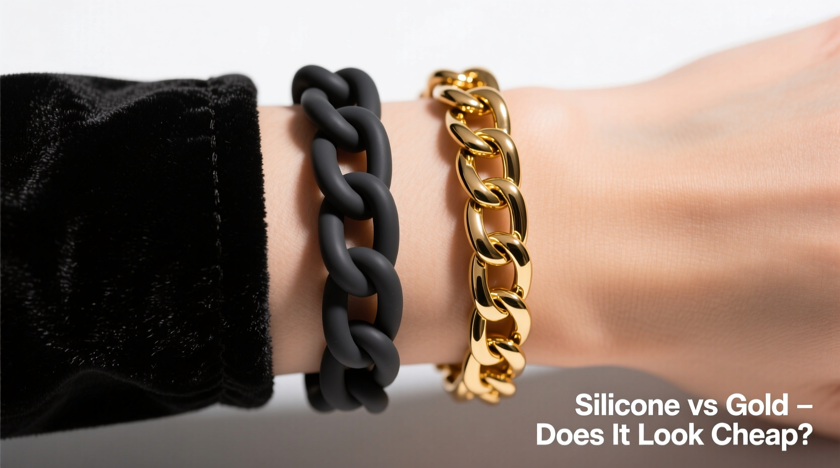 silicone vs gold cuban link chain is the hype real or does it look cheap