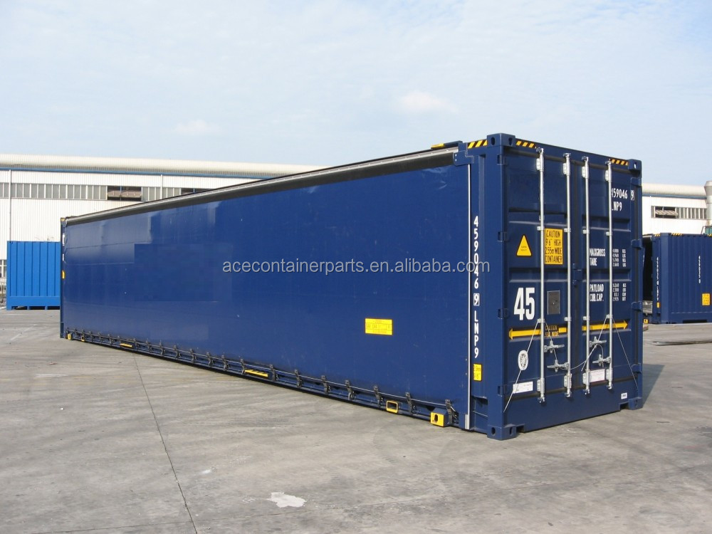 Castaner CARINAC8ED001100 関税送料込 New High Cube 40ft Shipping Container with PVC Curtain Side