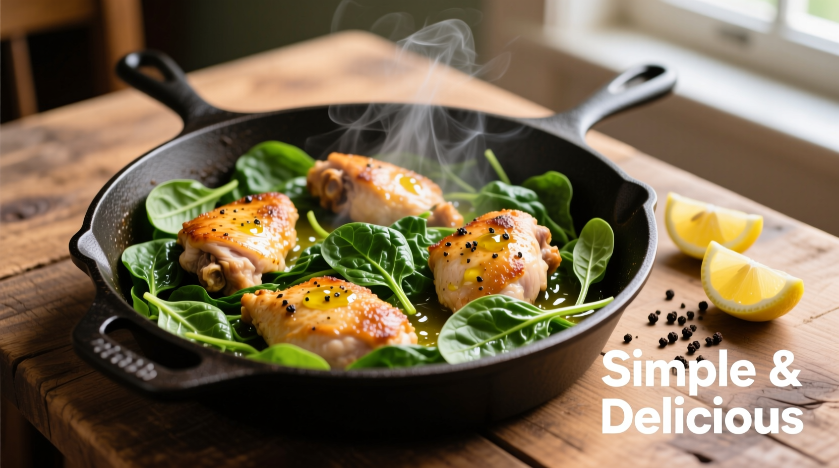 Perfect Chicken and Spinach Recipe in 20 Minutes