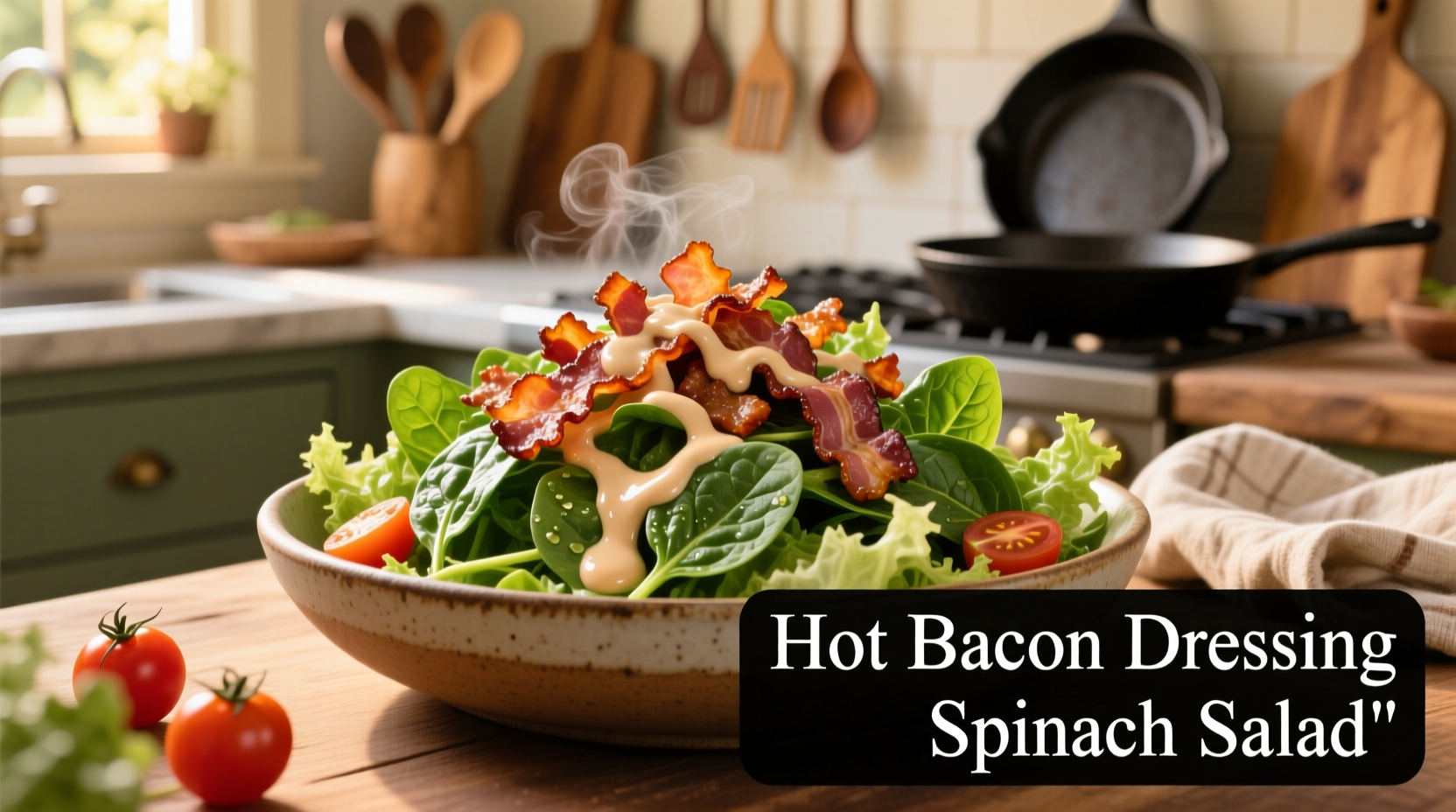 Hot Bacon Dressing Spinach Salad Recipe & Pro Tips