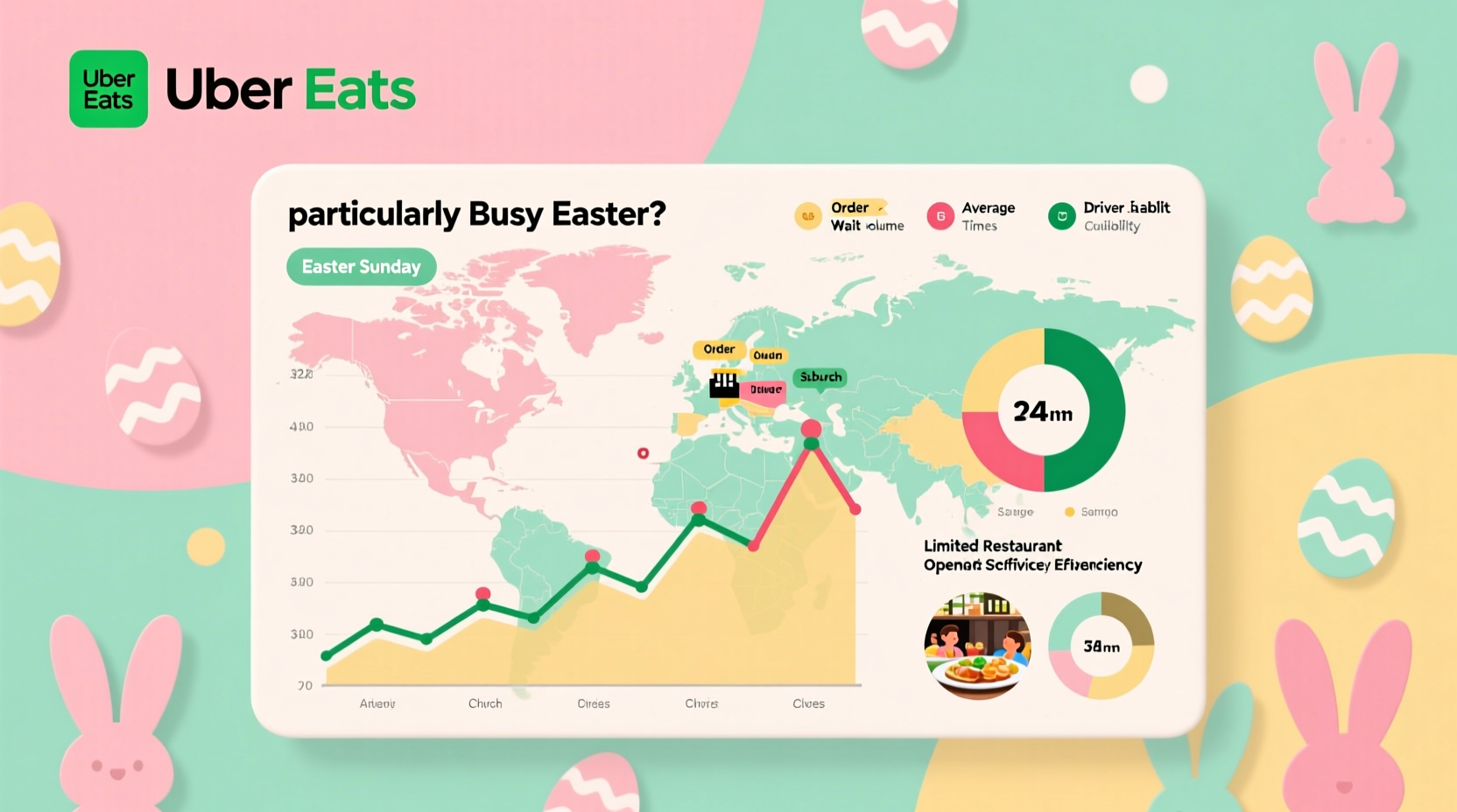 is uber eats busy on easter