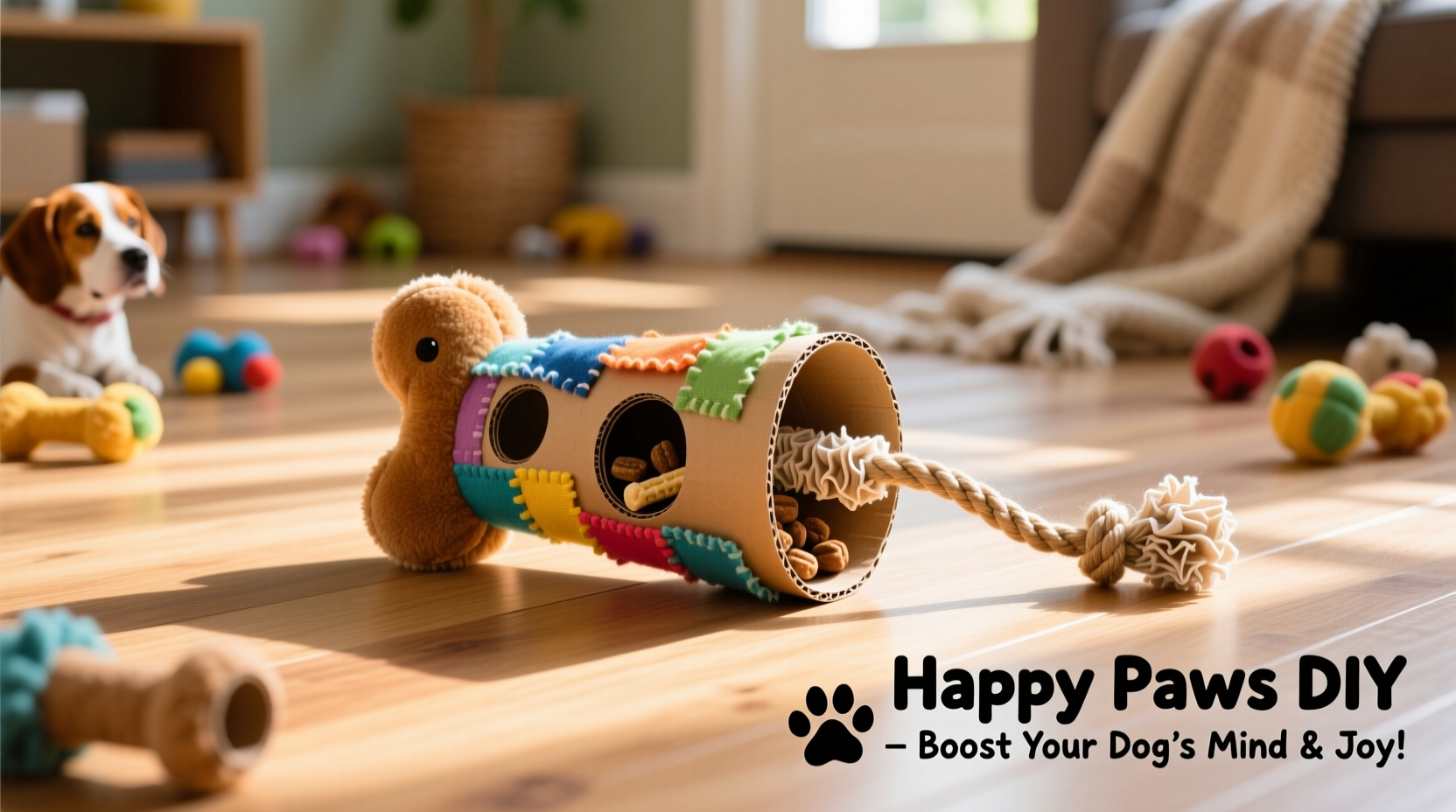creative and easy diy dog enrichment toys to boost your pets happiness and health