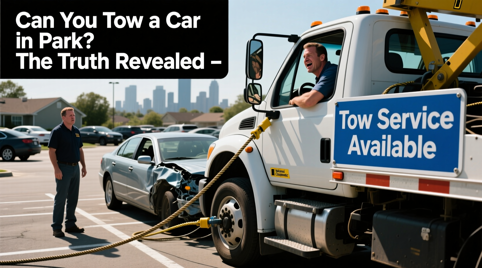 can you tow a car in park
