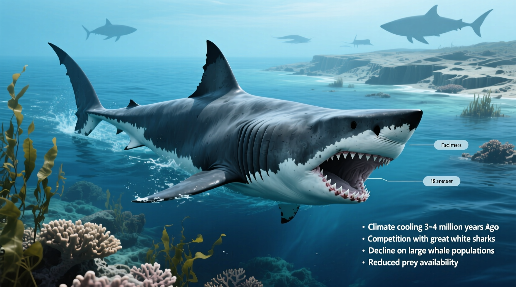 why did the megalodon go extinct theories facts 2