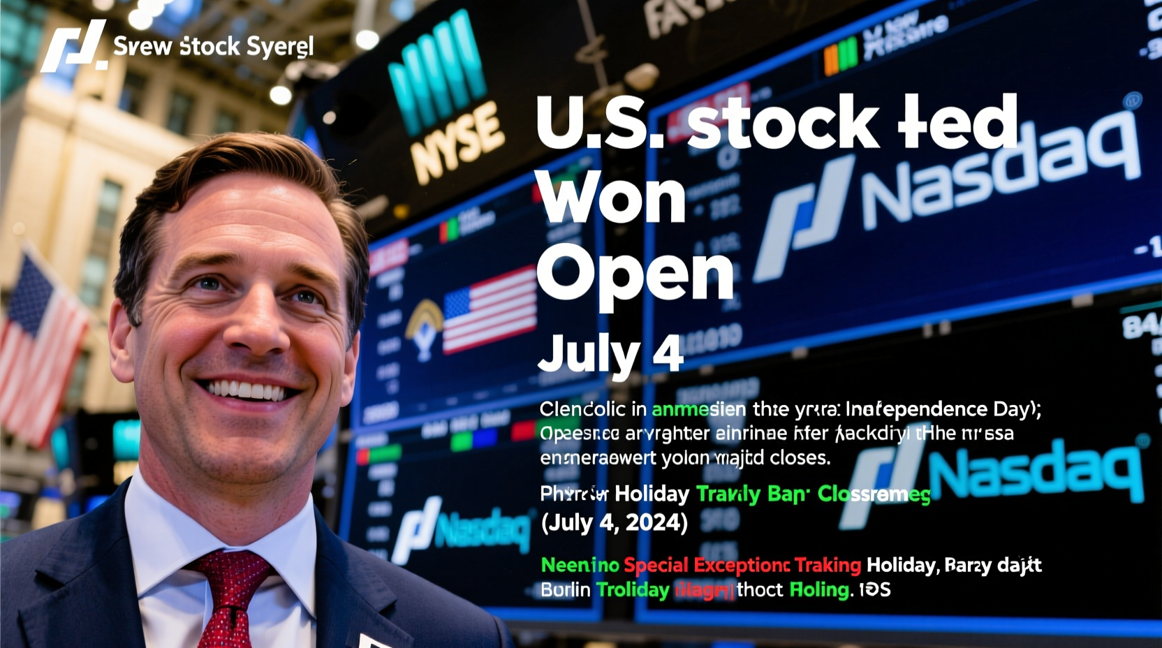 is the stock market open on july 4