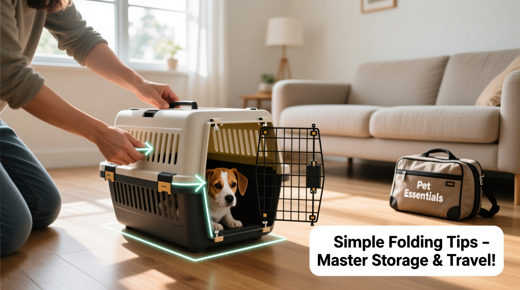 mastering how to fold a dog cage simple tips for easy storage and travel