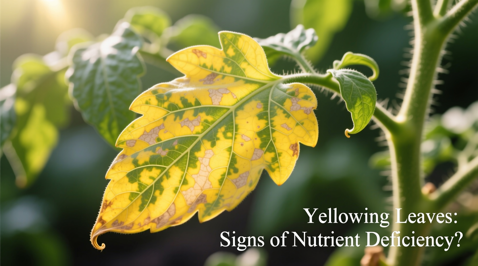 Why Tomato Leaves Turn Yellow: Causes & Fixes