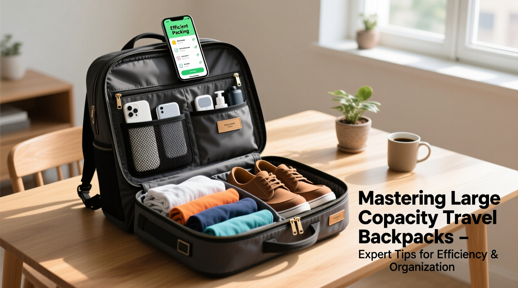 mastering large capacity travel backpacks expert tips for efficient packing and organization