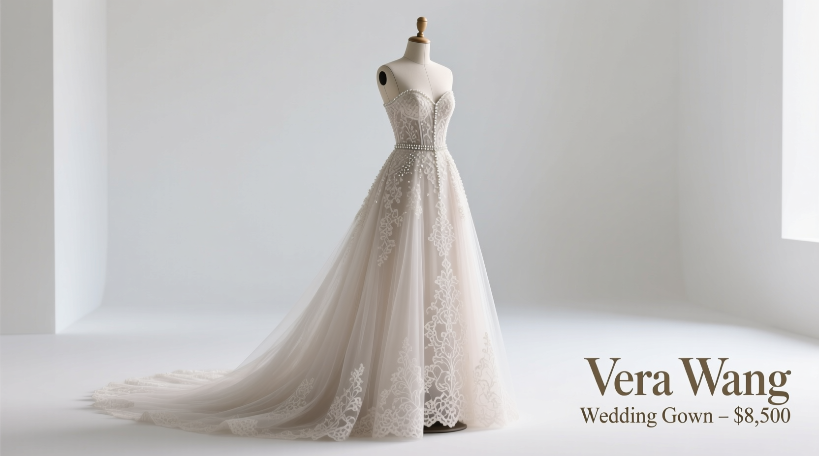 how much is a vera wang wedding gown
