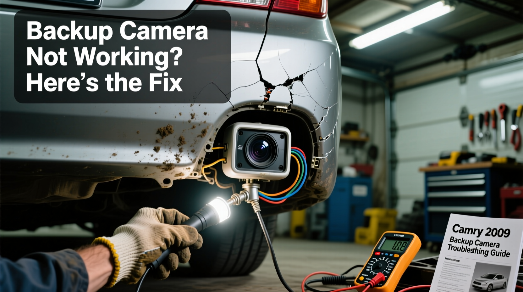 camry 2009 backup camera issue