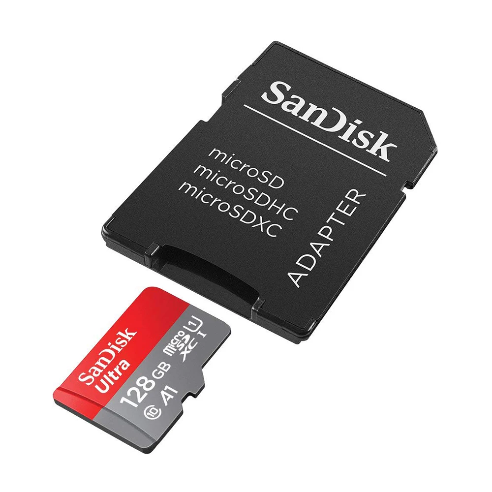 High Speed 100MB/s Sandisk Ultra Micro SD Card 16GB 32GB 64GB 128GB 256GB A1 TF Memory Card For Mobile Phone 4K HD Camera