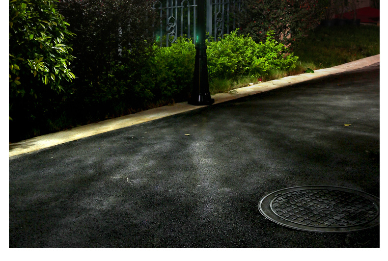 High quality courtyard street light ip65 waterproof all in one integrated LED solar garden lamp