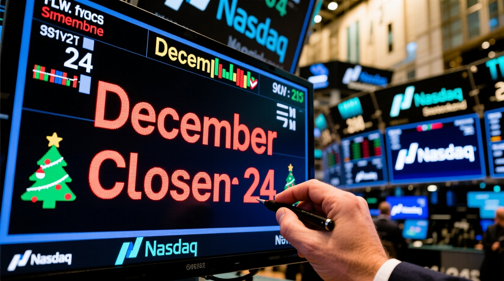 is stock market open on december 24