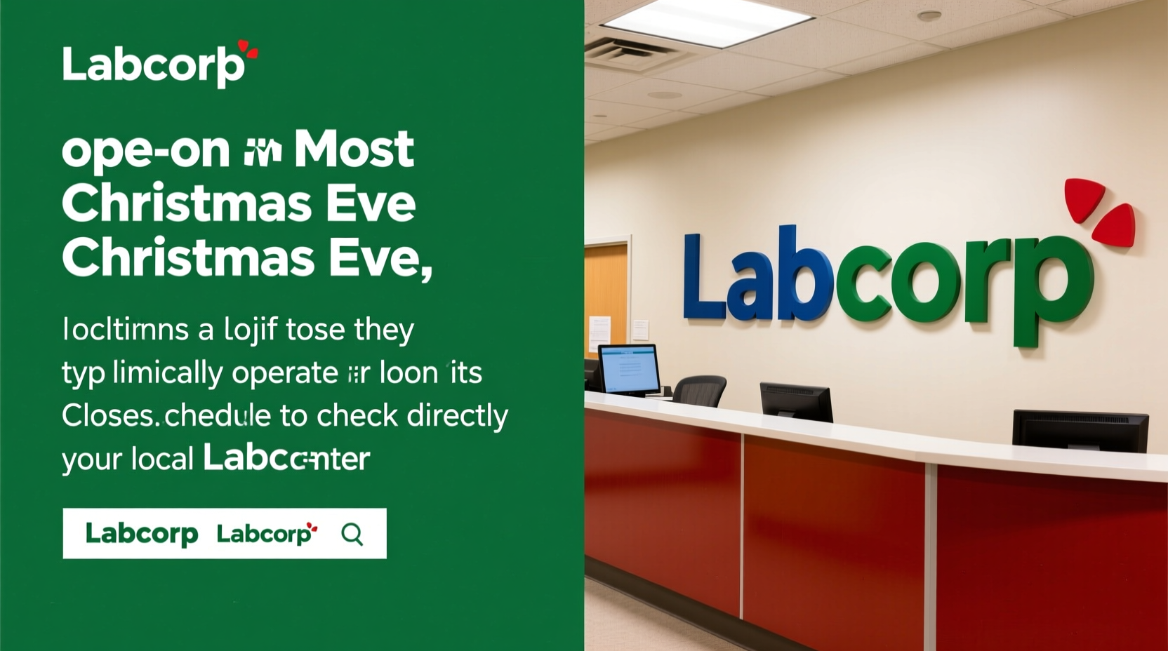 is labcorp open on christmas eve