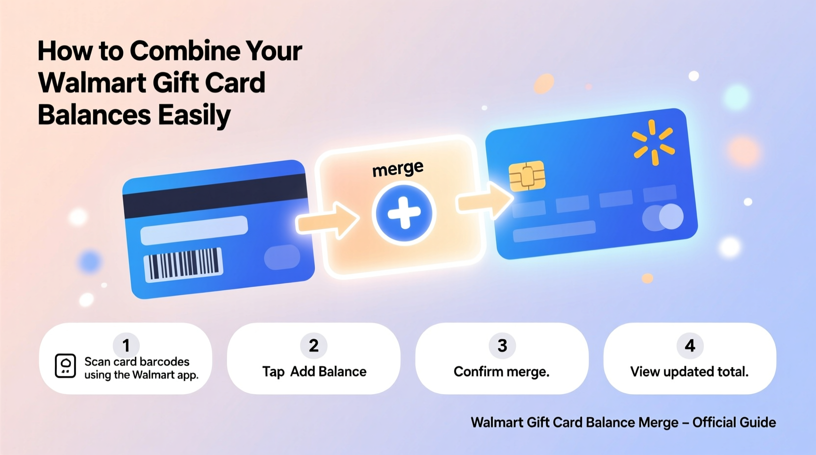 merge walmart gift cards how to combine your balances easily