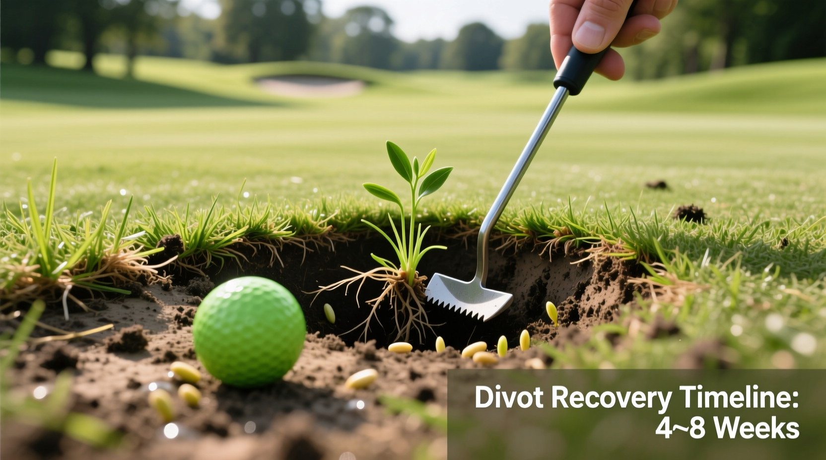 how long does it really take for a divot to grow back and how to speed up recovery