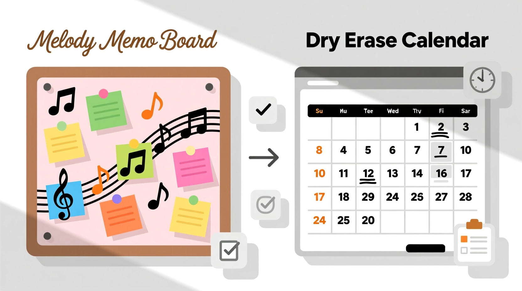 melody memo board vs dry erase calendar which one actually keeps you more organized