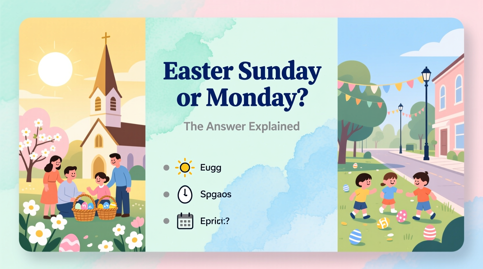 is easter sunday or monday