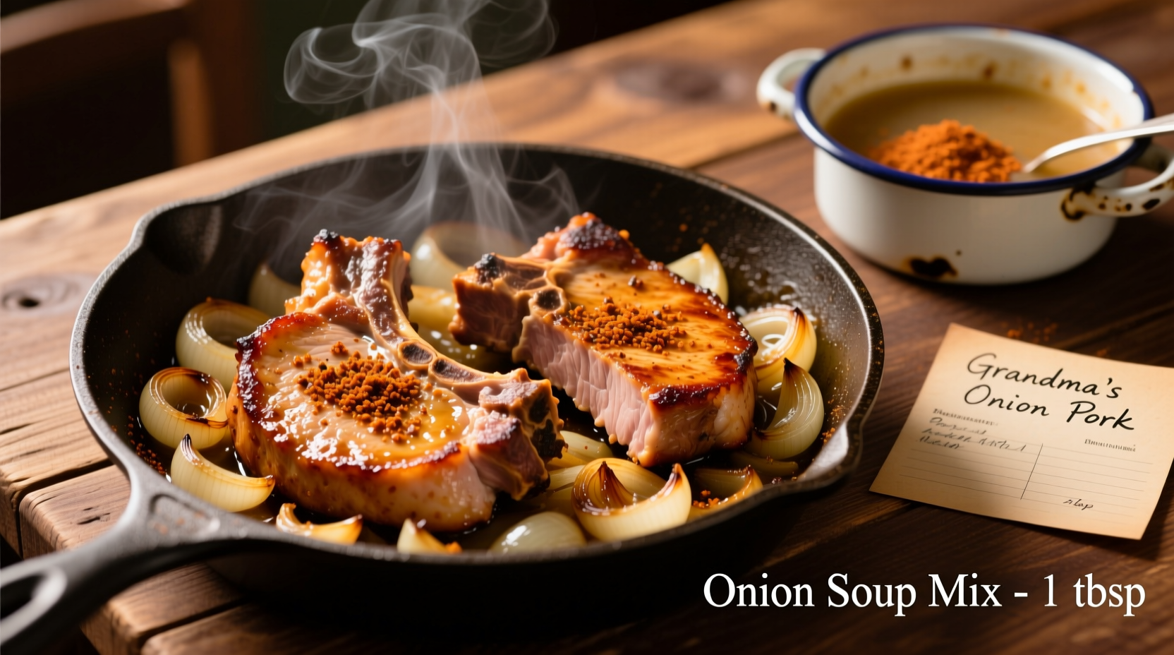 pork chops with onion soup mix