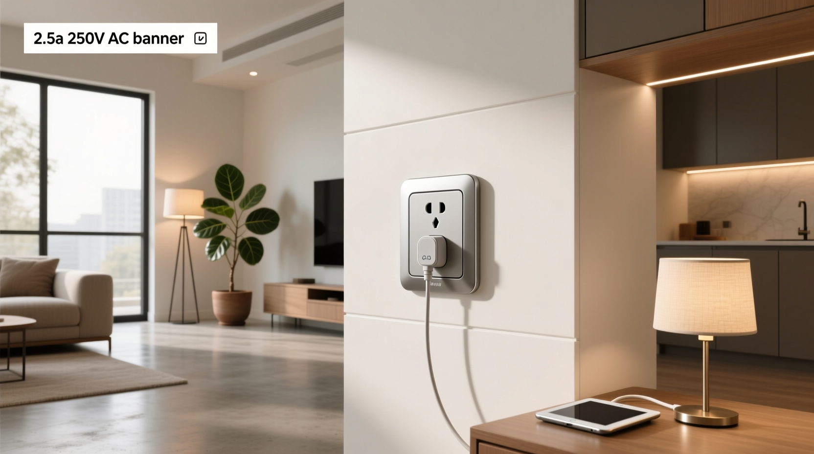 2.5a 250v ac power socket guide