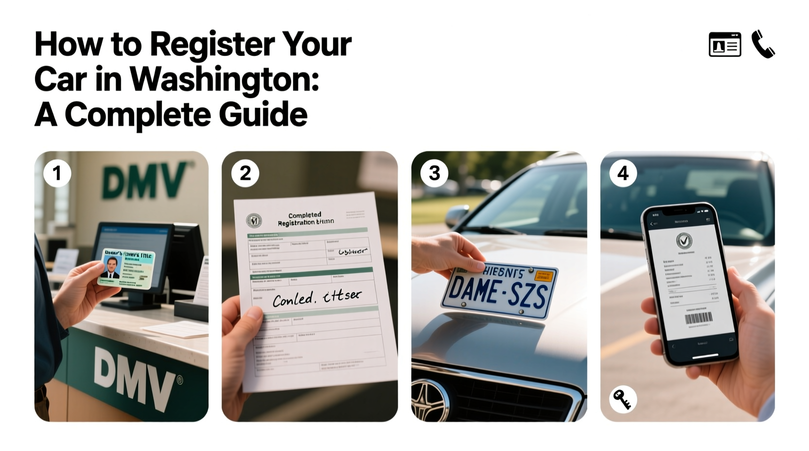 how do i register my car in washington
