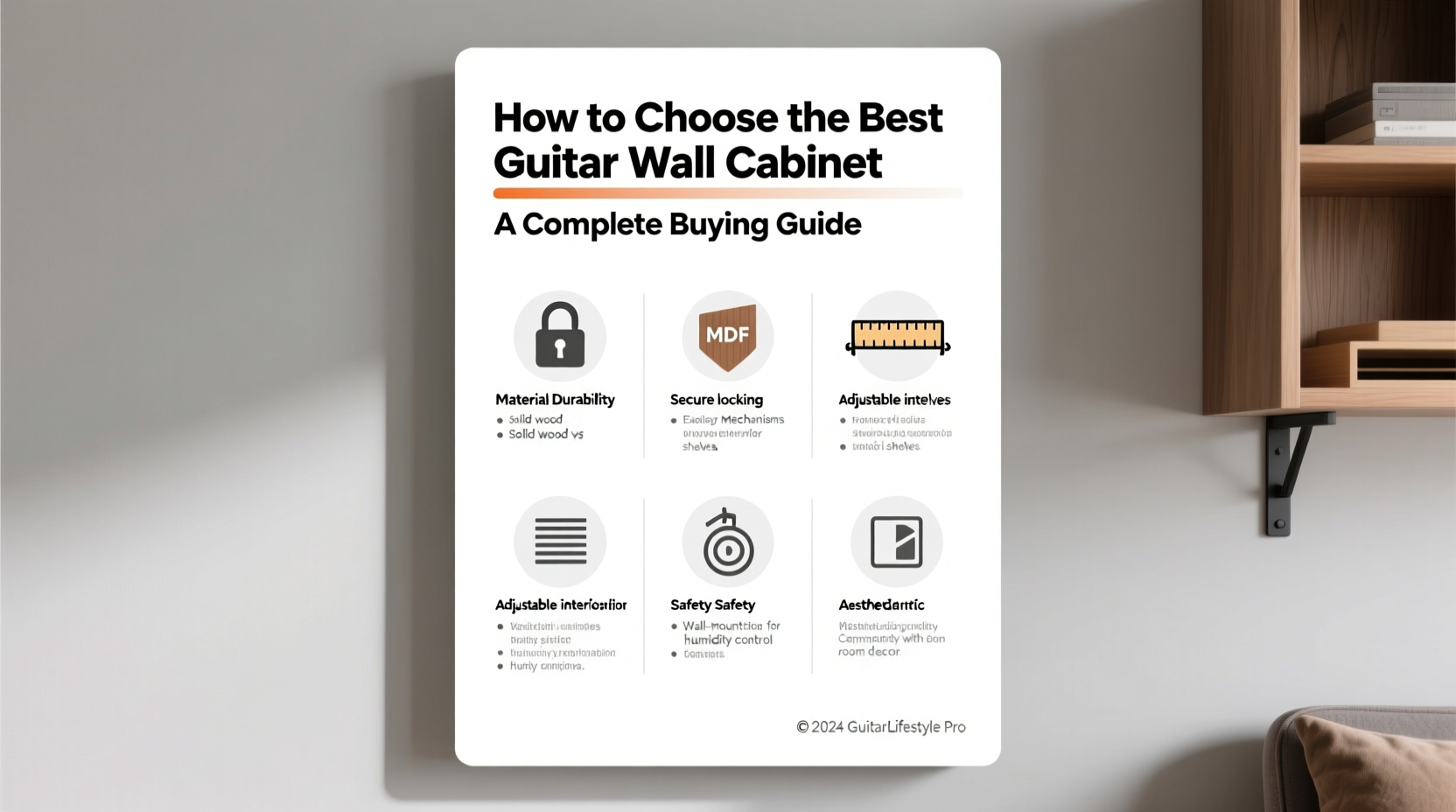 guitar wall cabinet