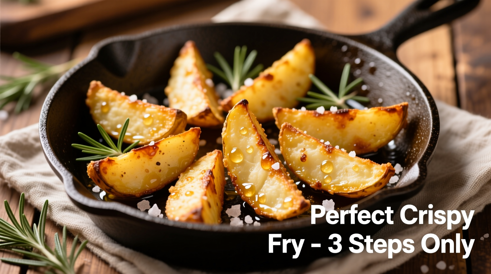 Perfect Fried Potato Wedges Recipe: Crispy Every Time