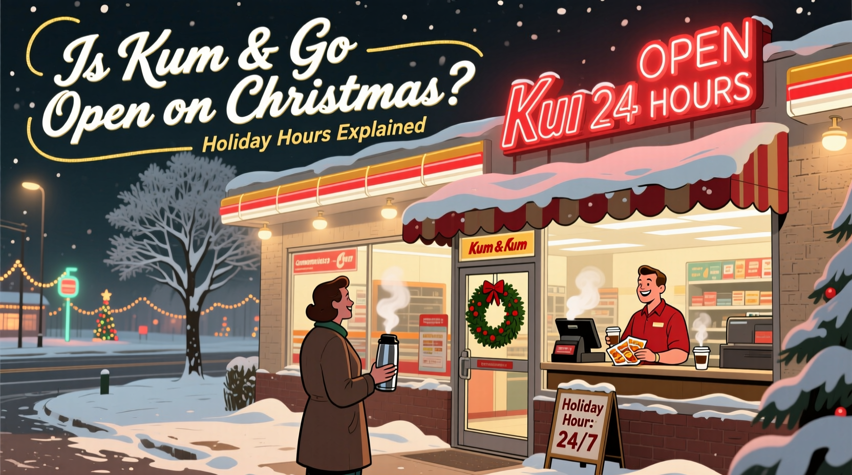 is kum and go open on christmas