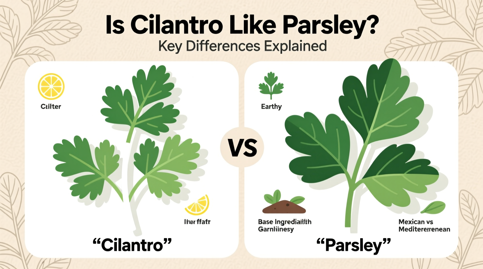 Is Cilantro Like Parsley? Key Differences Explained