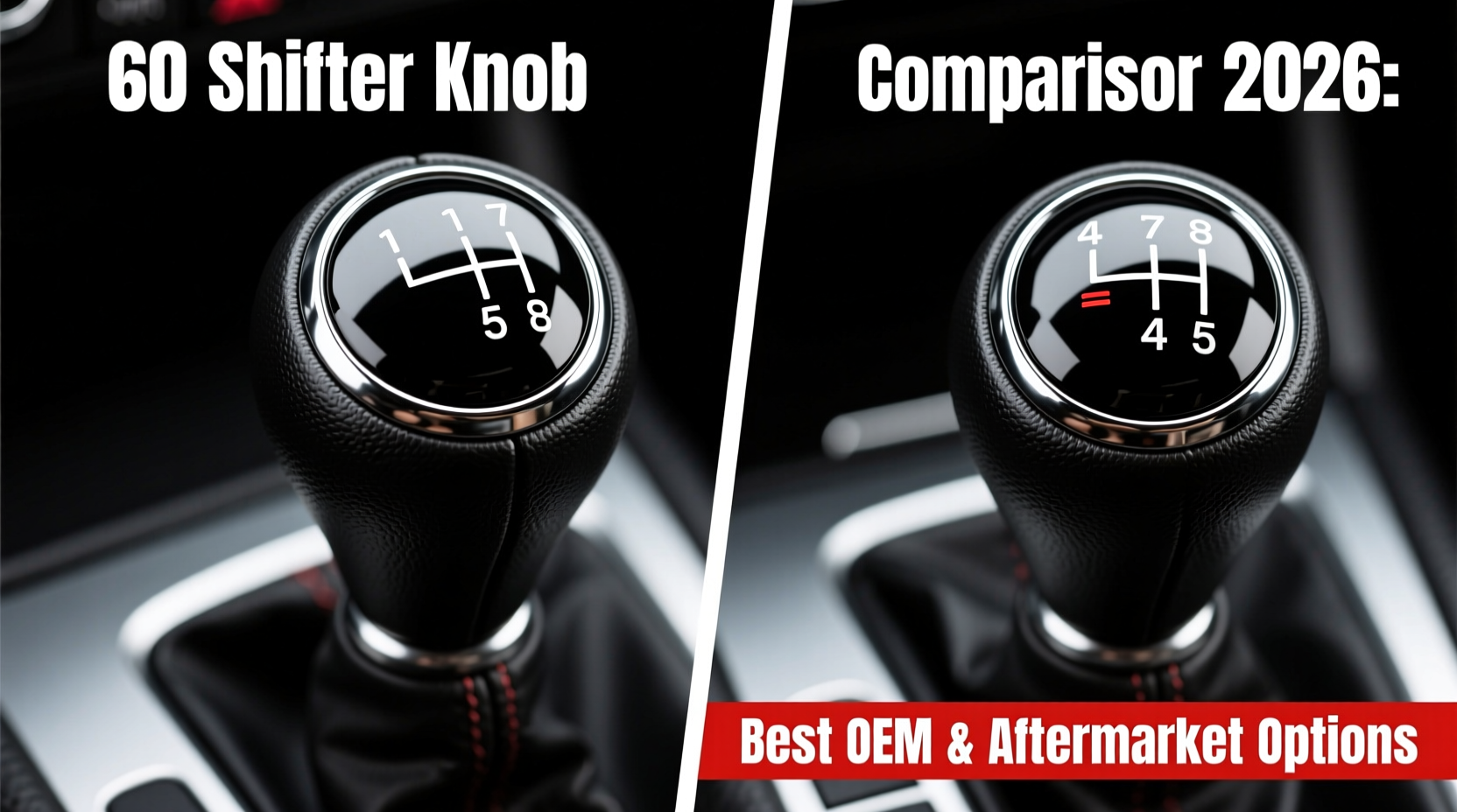 q50 shifter knob comparison 2026