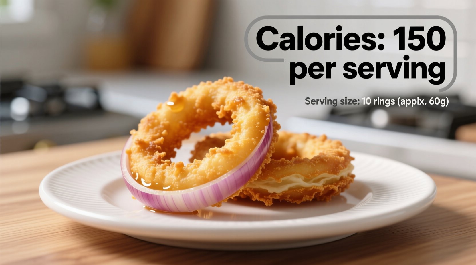 calories in an onion ring