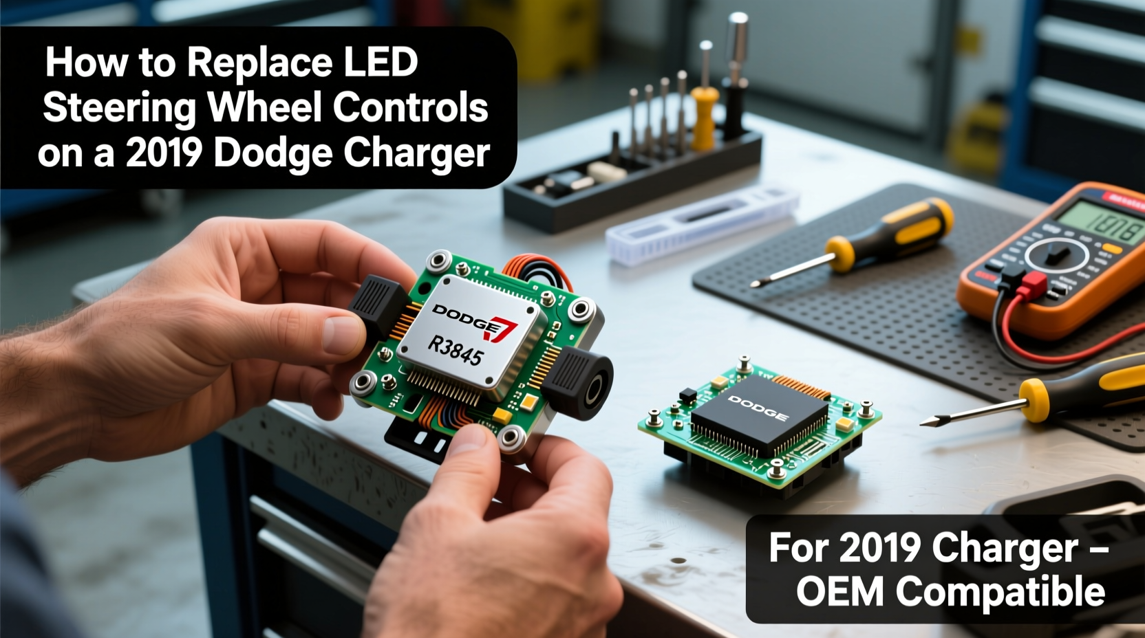 replace led steering wheel 2019 charger