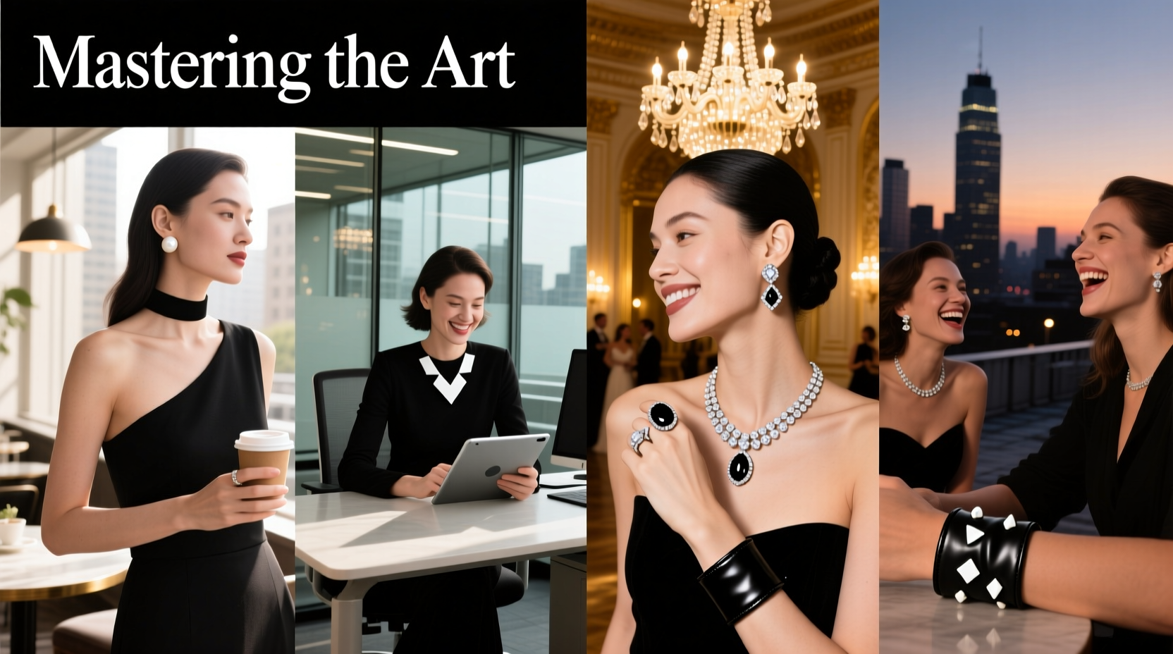 mastering the art of accessorizing with black and white jewelry for every occasion