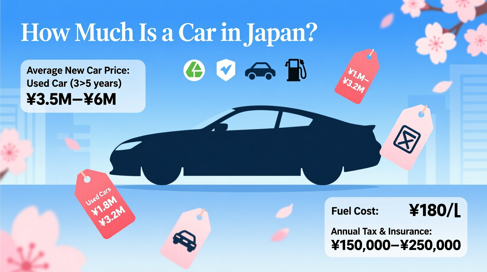 how much is a car in japan