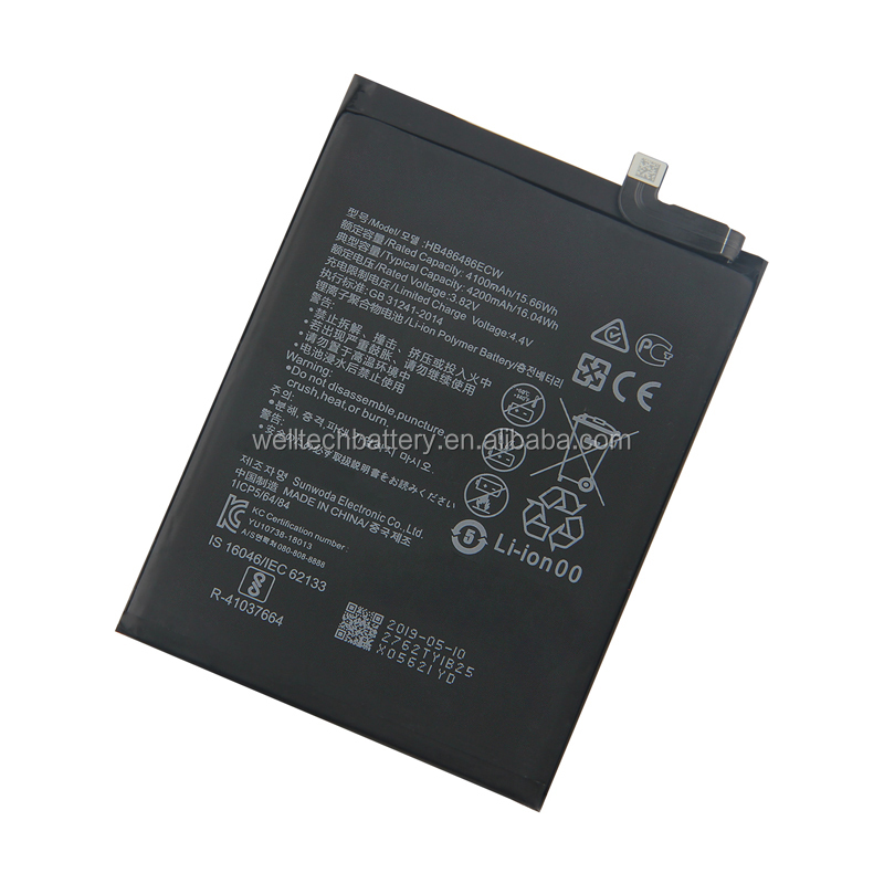 82v 4200mah 手机电池 hb486486ecw 适用于华为 p30 pro mate20 pro
