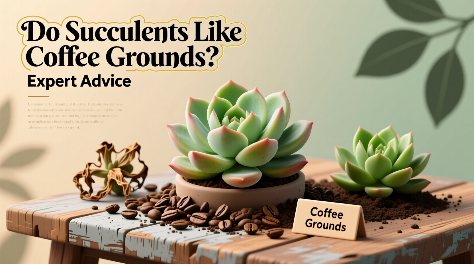 Do Succulents Like Coffee Grounds? Expert Advice