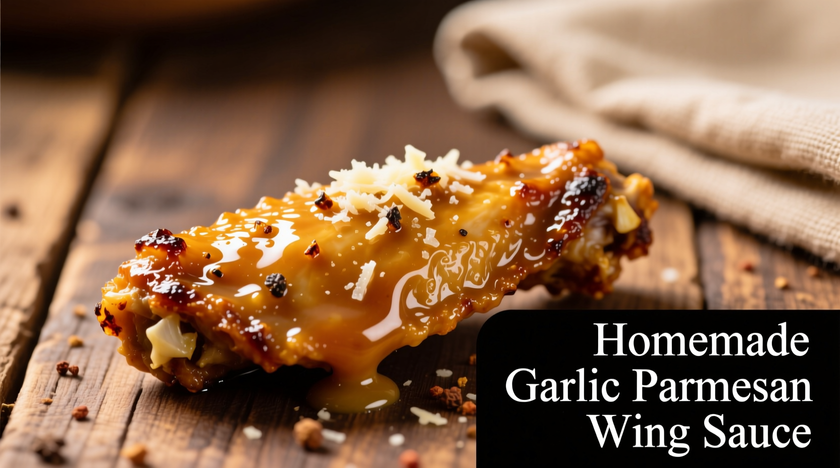 homemade garlic parmesan wing sauce