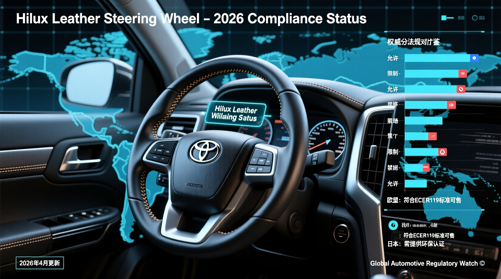 hilux leather wheel legality 2026