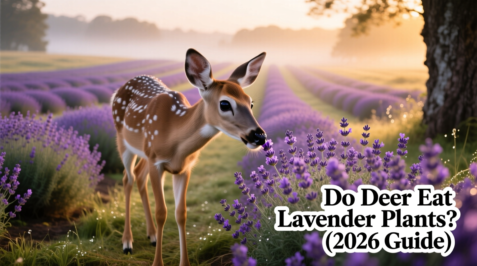 do deer eat lavender plants