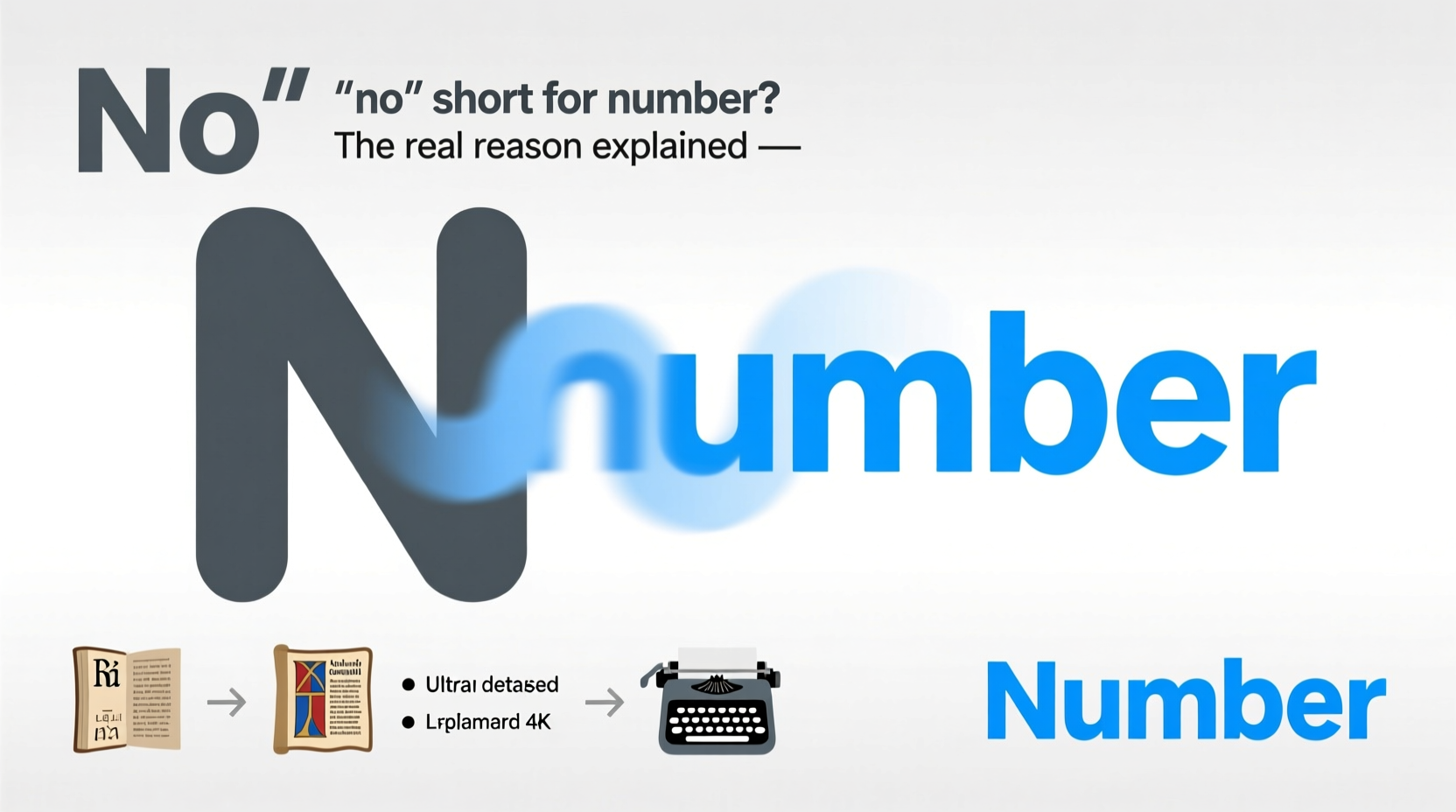 why is no short for number the real reason explained