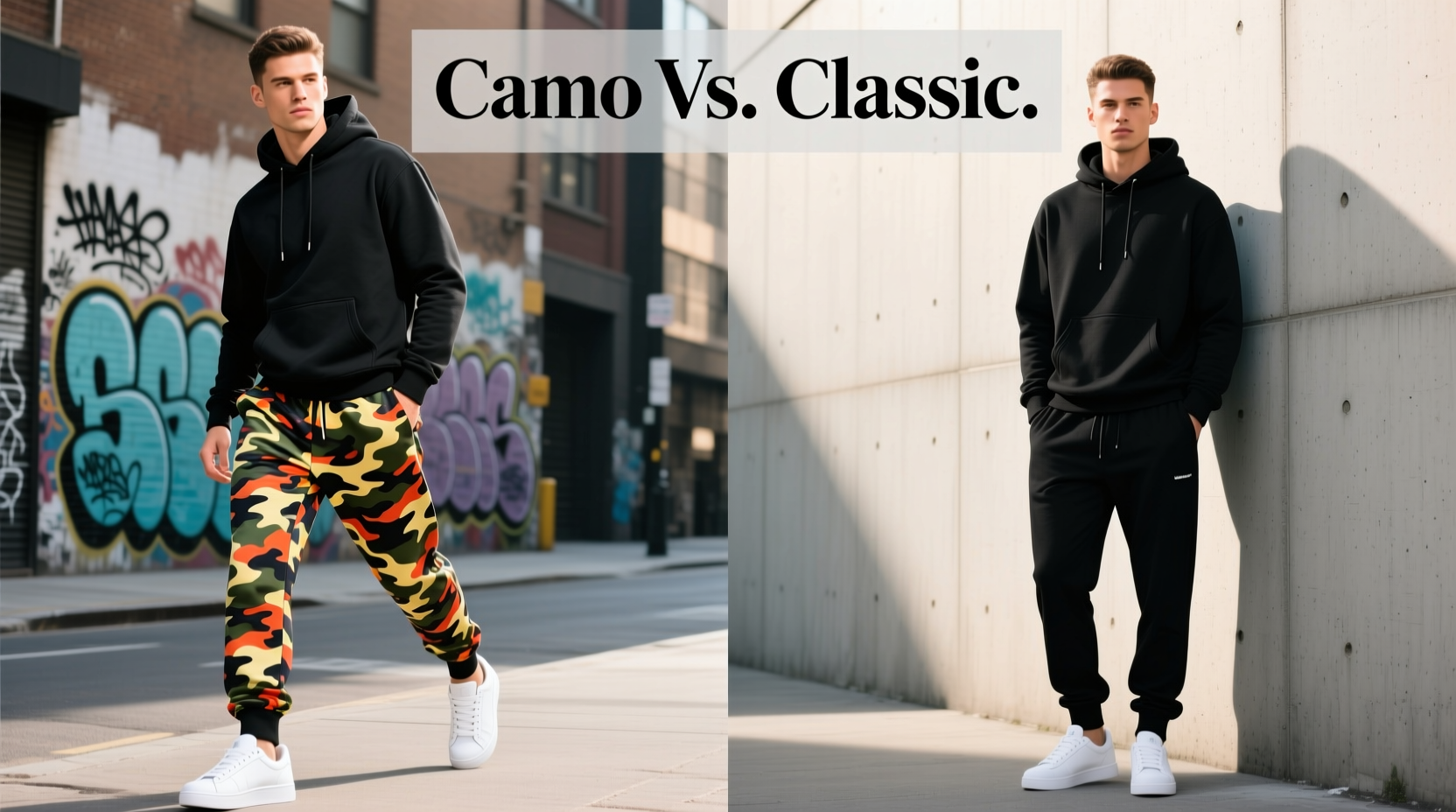 are camo sweatpants still in style or should i just get plain ones