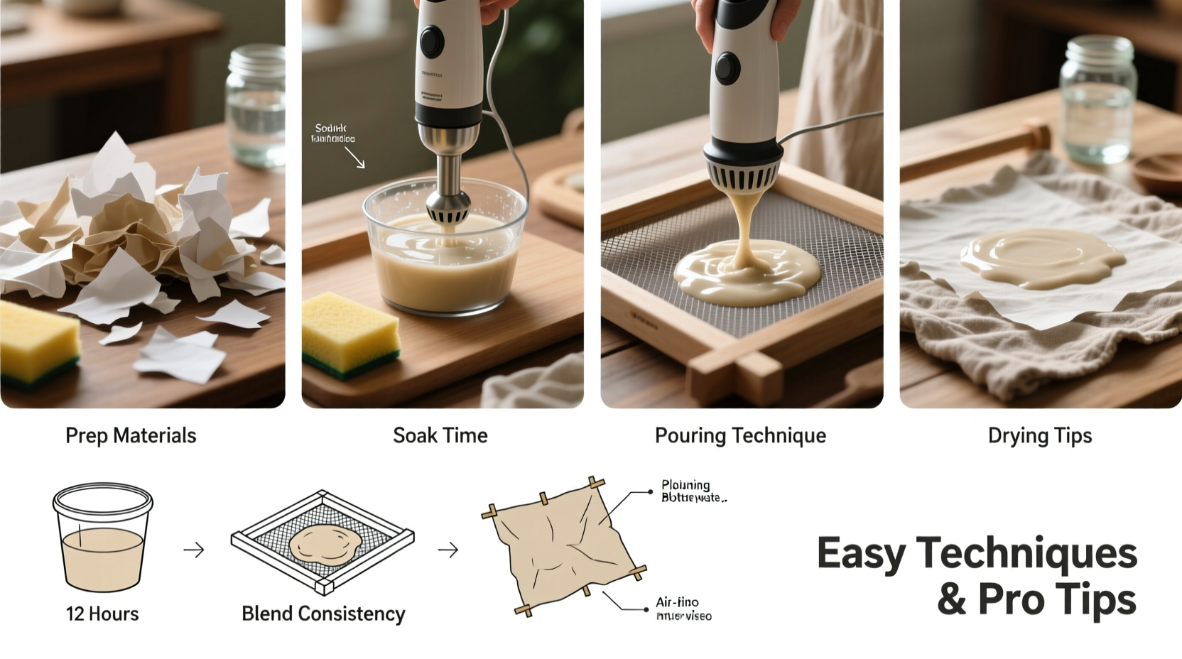 step by step guide to making handmade paper at home easy techniques and tips