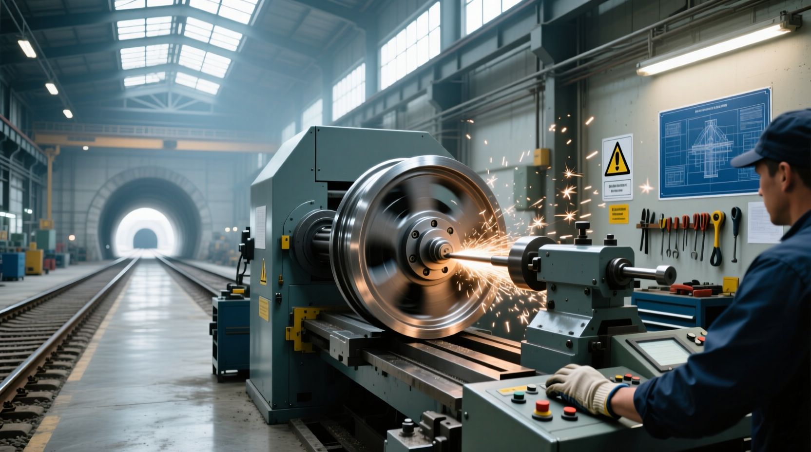 How to Choose Wheel Lathe for Railway, What Is a Train Wheel Lathe?