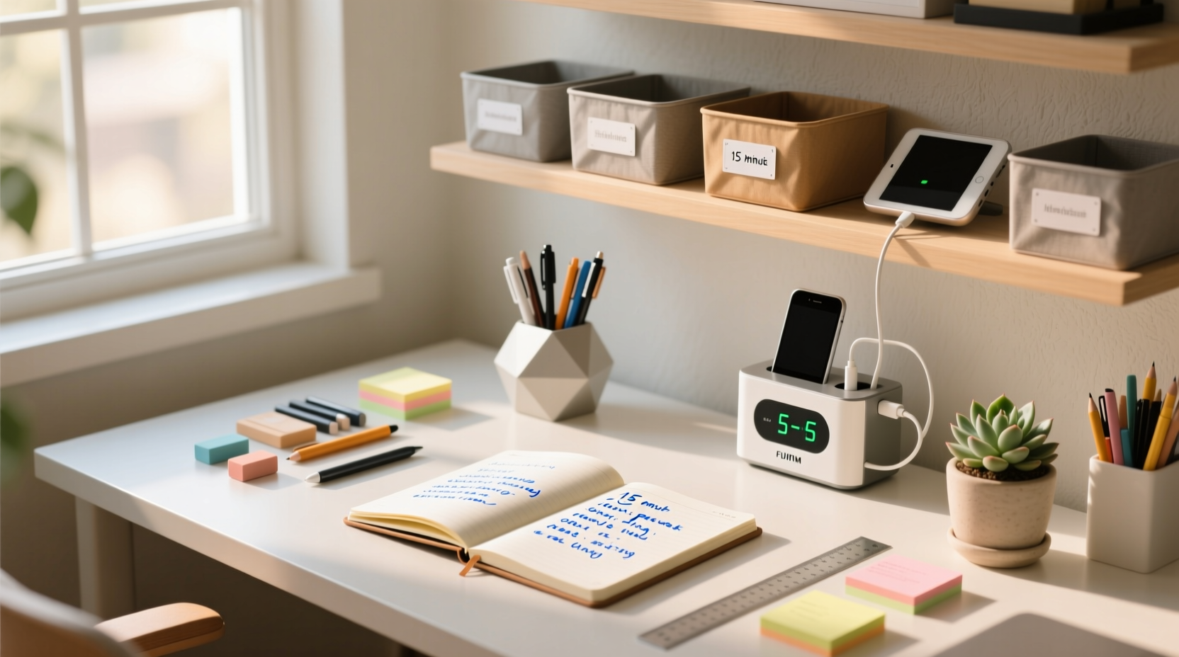 15 minute organizing projects
