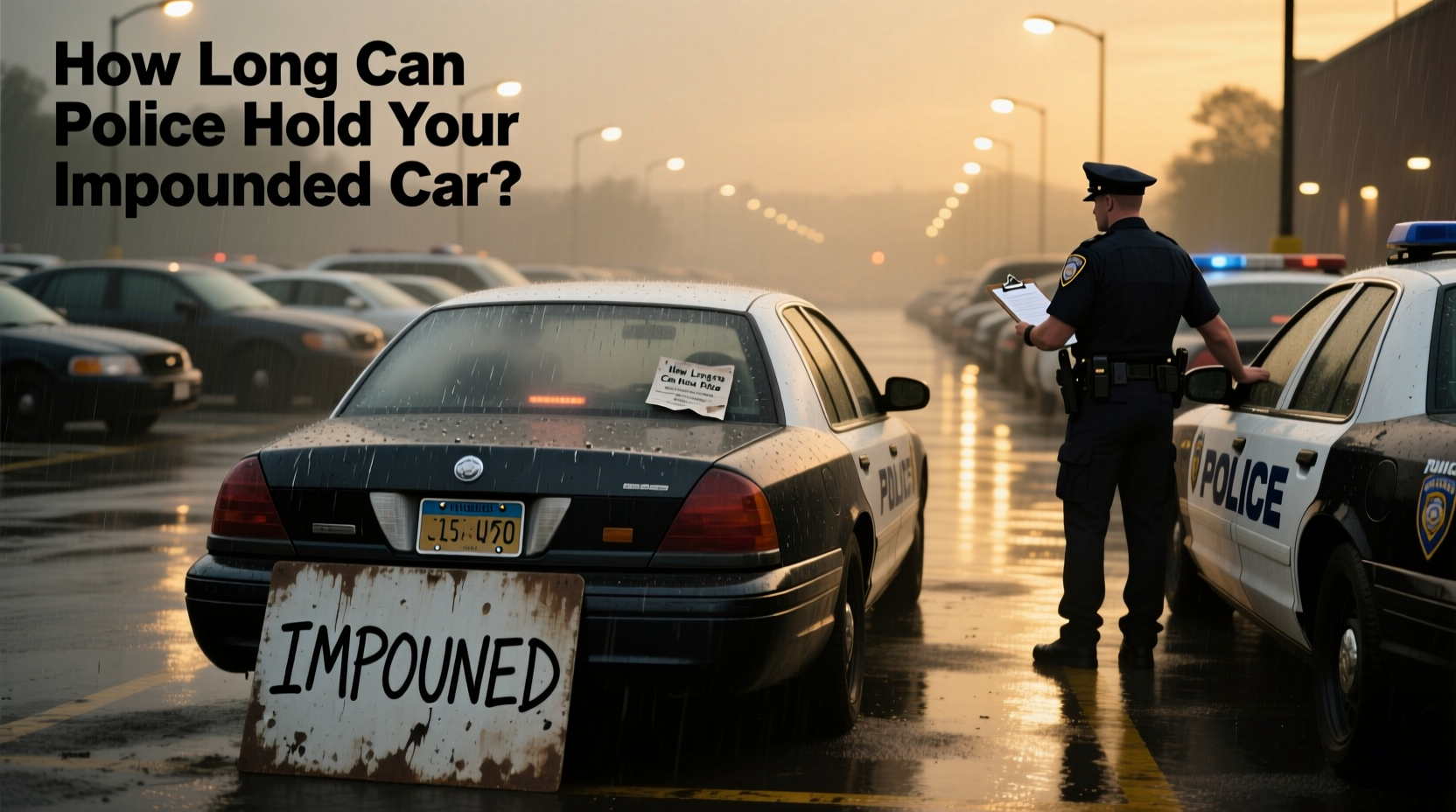 how long can the police hold your car in impound
