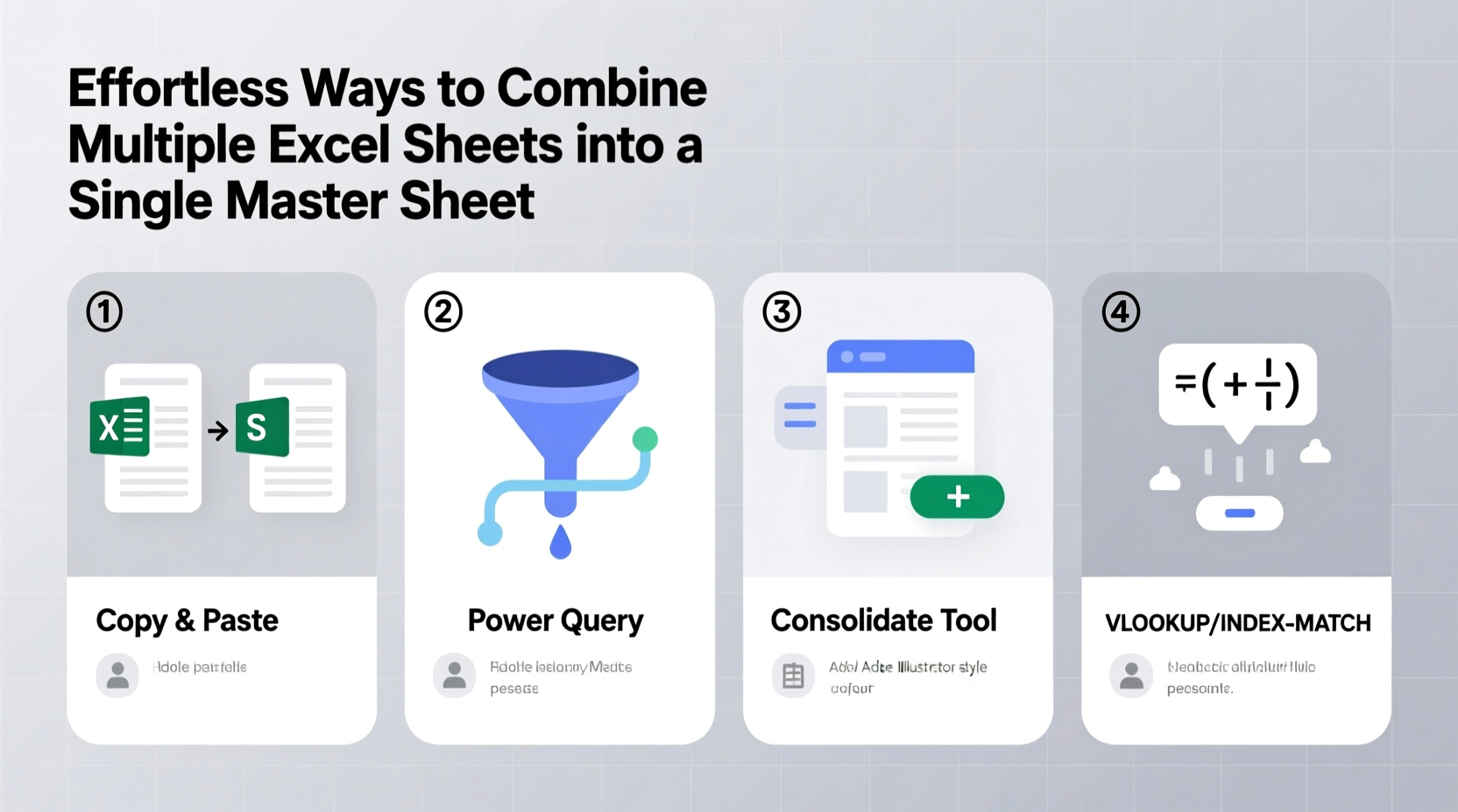 effortless ways to combine multiple excel sheets into a single master sheet