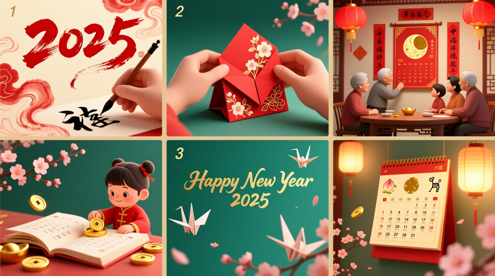 how to make new year calendar