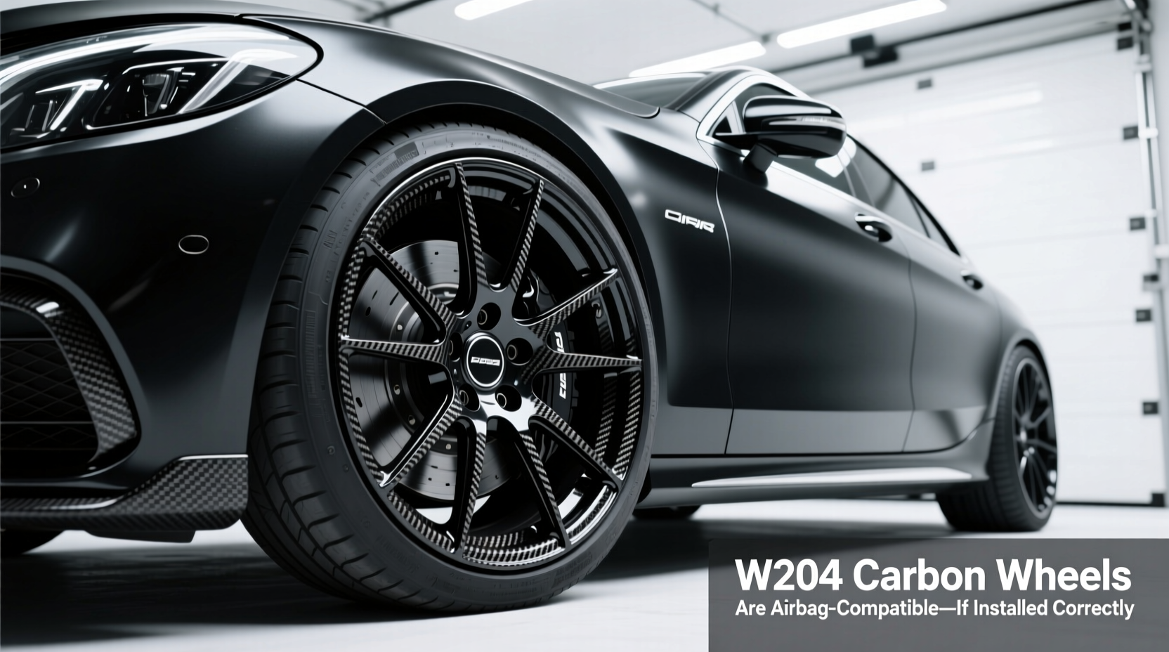w204 carbon wheel airbag compatibility
