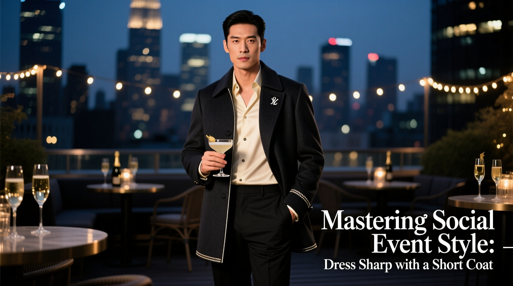 mastering social event style how to dress sharp with a short coat