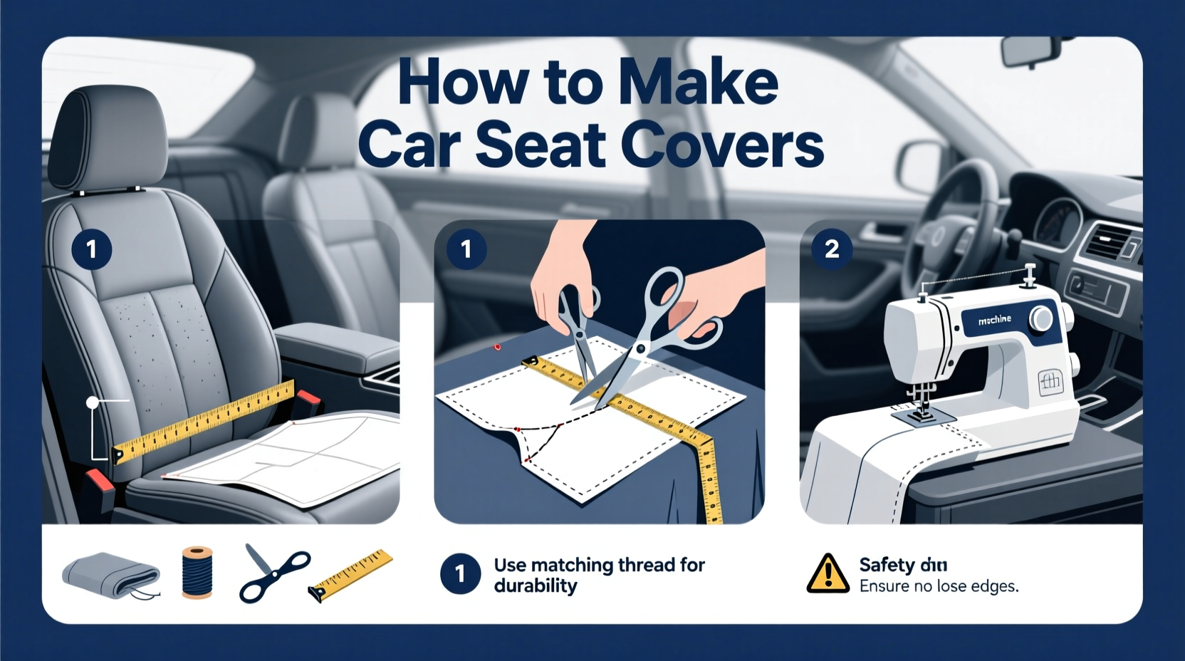 how do you make car seat covers